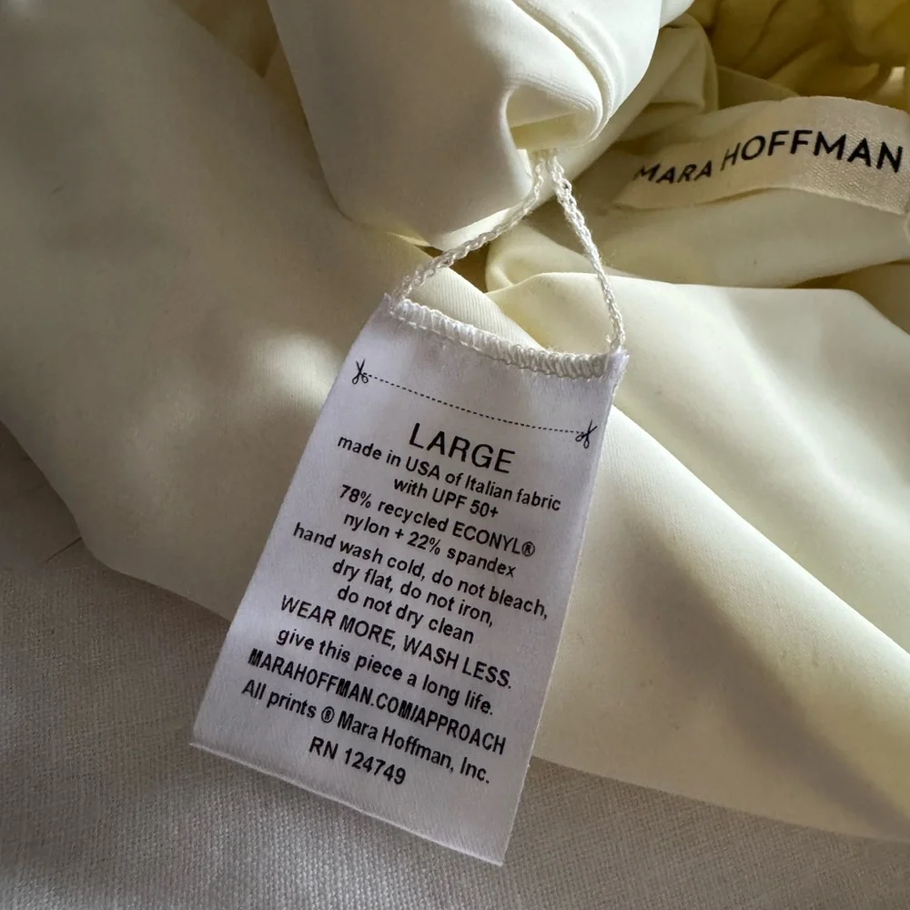 Mara Hoffman Swim Recycled ECONYL One Piece - Picture 4 of 6